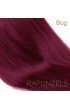 0.5 Gram 16" Pre Bonded Nail Tip Colour #HOT BUG Bright Burgundy (25 Strands)